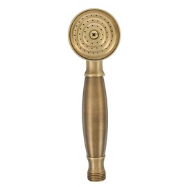 DIYEAH Cabezal De Ducha De Mano Cabezal De Ducha De Mano Vintage Estilo Teléfono Rociador De Latón Repuesto Antiguo Accesorios De Baño Retro Material De Cobre De Alta Presión Acabado