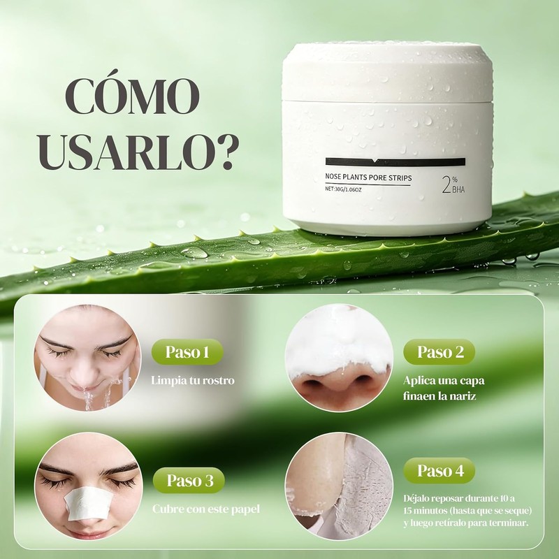 GWMWON Puntos Negros, Mascarilla Puntos Negros 30g