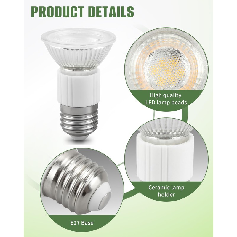 2 PCS E27 Range Hood Light Bulbs Replacement, Fit for