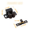 Cionyce 4 Pack Double Roller Catch with Spear, Heavy Duty