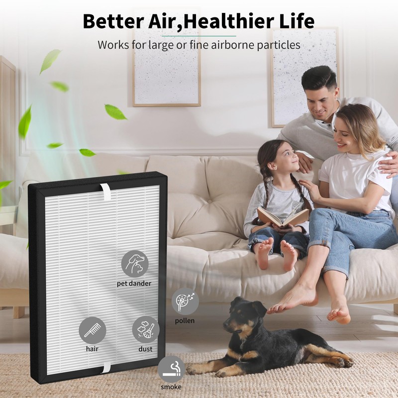 2 Packs GL-FS32 Replacement Filter Compatible with MOOKA/KOIOS GL-FS32 &