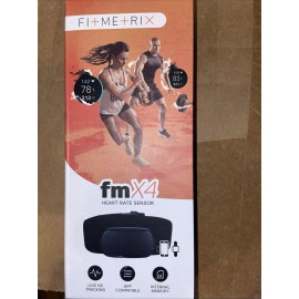 FITMETRIX HEART RATE SENSOR,  fmX4 Bluetooth, App Compatible, Internal Memory