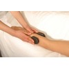 Master Massage 8 Piece Large Ovular Black Basalt Hot Stone