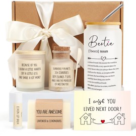 Birthday Gifts for Women Best Friends, Besties Gifts for Women, Birthday Gifts Baskets for Bff Bestie Friendship Gifts, Christmas Gifts for Women, Friend, Bestie, Bff, Soul Sister - 16 Oz Coffee Glass