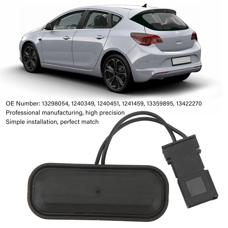 Tailgate Release Switch, ABS Black Tailgate Switch, 13359895 Liftgate Trunk