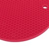 5PCS Silicone Trivet Mats Round Multipurpose Heat Resistant Non Slip