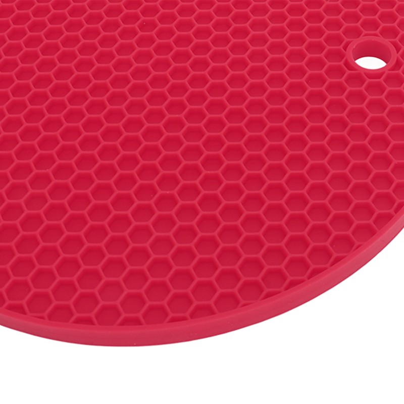 5PCS Silicone Trivet Mats Round Multipurpose Heat Resistant Non Slip