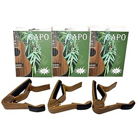 Guitar Capo for Acoustic Guitar Accessories Capos Ukulele Electric Classical Electronic Guitars String Holder Clamp (3 pack)