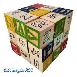 Cubos Madera Montessori Abecedario 27pz Apila Aprende Y Crea                                                                                          