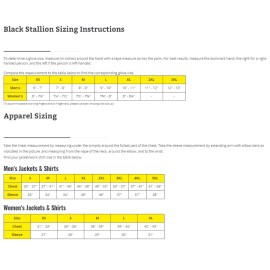 Black Stallion Revco Black Stallion Leather Cape Sleeves and 20" Bib (X-Large) (220CS)