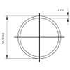 Stainless Steel Blackened 42.4 x 2 mm 1.4301 Smoothed 240