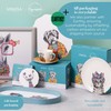 Mikasa x Tipperleyhill Coasters, 4pc Coaster Set with Scalloped Design,