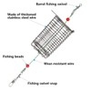 UperUper 10pcs Fishing Bait Trap Cage Feeder, Baits Cage Basket