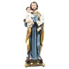 CBC Saint Joseph with Jesus - 12" Florentine Resin Statue