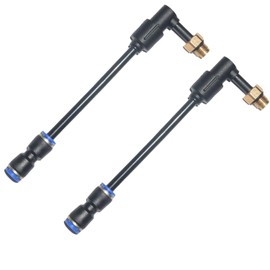 2PCS Suspension Elbow Air Strut Repair Kits with Hoses Compatible with Dodge Ram 1500 2011-2020,Grand Cherokee 2011-2020,Replace 68084809AA