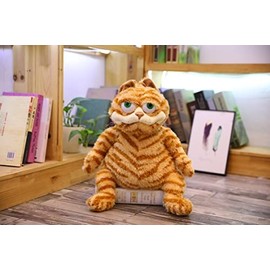 Fat Orange Plush Cat Toy - Soft Stuffed Animal for Kids - Ideal Christmas & Birthday Present - 11.8/17.7 Inches