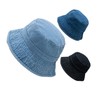 Fidra Denim Bucket Hat Adjustable 100% Cotton 3 Colours. Fast