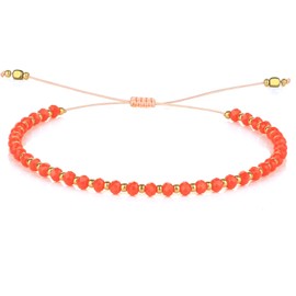 KELITCH Crystal Beads Bracelets Hand Woven Rope Beach Bracelets Fashion Women Bangles New, Crystal, No-Gem-Tye