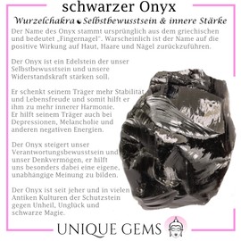 Unique Gems Chakra Black Onyx Bracelet for Men and Women Pearl Bracelet Real 8 mm Natural Stone Beads Ball Bracelet Healing Stones Yoga Meditation, Stone, Onyx