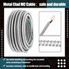 Kingdder Metal Clad Cable, Wire With Ground, Metal Solid Clad