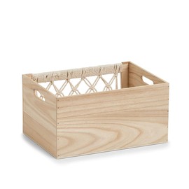 Zeller Boho 15189 Storage Box 35 x 25 x 18 cm Wood