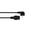 Kabelmeister Power Cable Protective Contact Plug Type E+F (90° Weight)