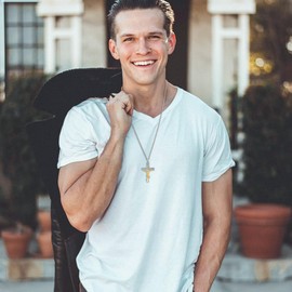 enjoylifecreative Cross Necklace for Men Girls Sterling Silver Cross Pendant Chain for Boys Faith Cross Necklace Religious Jewellery for Men Father Son Cross Gift for Him, Sterling Silver