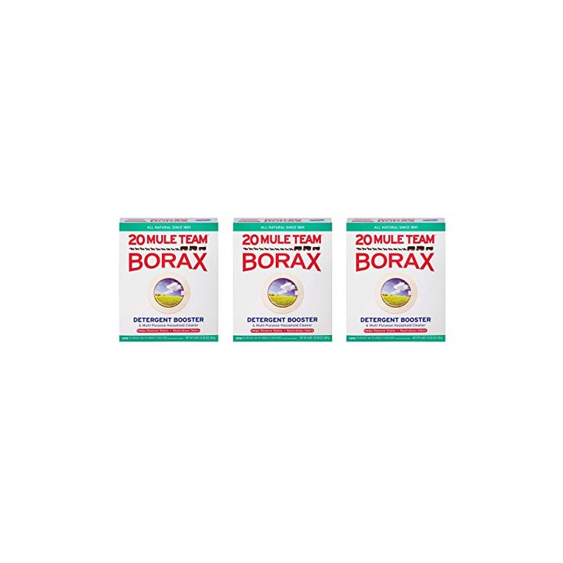 20 Mule Team Borax Natural Laundry Booster, 65 oz (Pack