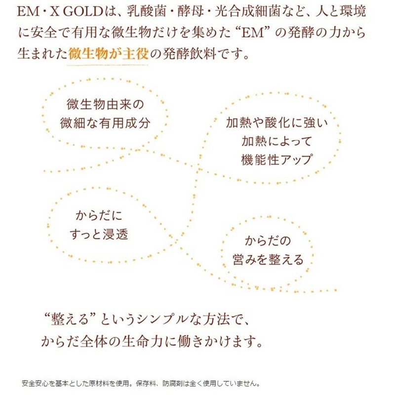 EM・X GOLD 200ml×3セット