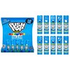 Push Pop Blue Candy Lollipops, 10 Ct Individually Wrapped in