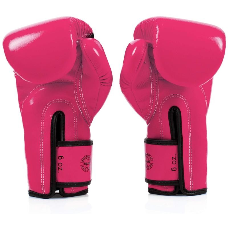 Fairtex BGV14 Pink/Black Muay Thai Boxing Glove - Size: 8