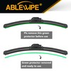 ABLEWIPE Windshield wiper baldes, 18" Front Window Wiper Blades Model: