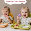 Silikon-Futterspender für Obst und Muttermilch am Stiel, Gefrierbehälter für Babynahrung