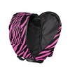 Fisyme Pink Zebra Print Laptop Backpack Bag Bookbag Casual Travel