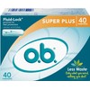 O.b. Tampons 40 Count Comfort Leak Protection Applicator Free Custom