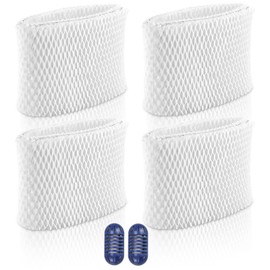 TOMOON WF2 Humidifier Filter Replacement for Vic.ks V3500 V3100 V3900 V3700 VEV320 Ka z 3020 & Re-Lion WA-8D Cool Mist Humidifiers,Pack of 4