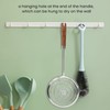 Strainer Spoon Long Wooden Handle 304 Stainless Steel Anti Scald
