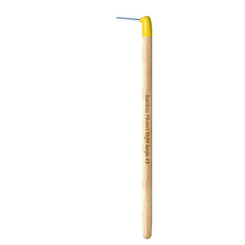 Bamboo Right Angle Piksters | Interdental Brushes | Sizes 00,1,3,5