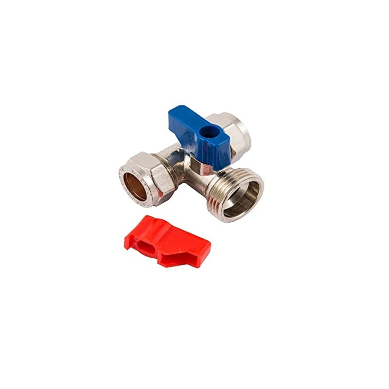 UKDD® Washing Machine, Dishwasher Appliance Valve Tap Tee Handle, 15mm