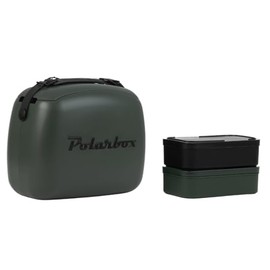 Lunch Tote Cooler Bag | Retro Lunch Box Picnic Reusable Lunch Bag Vintage Mini Cooler Hand Bag Includes 2 Food Containers! Food & Drinks Work, Travel, Beach, Camping Hiking 6L (Green Forest)