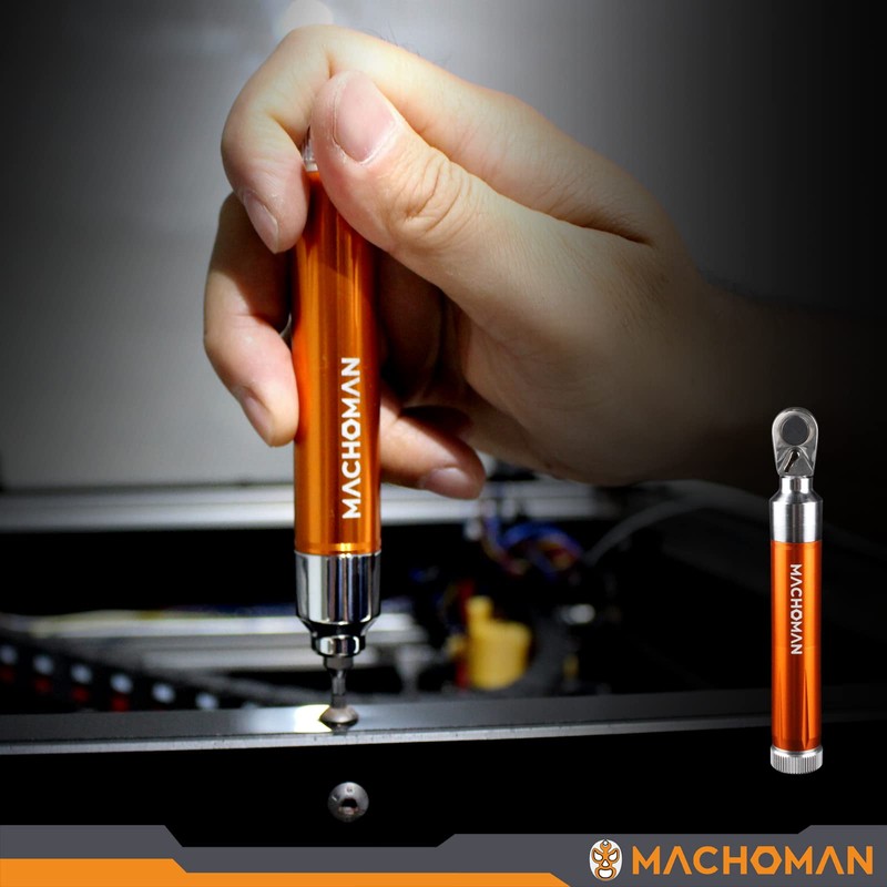 MACHOMAN RCW209 9 Piece Transformed Ratchet Bit Screwdriver Set
