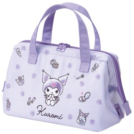 Skater Lunch Bag, Insulated Clasp Pouch, Women's, Sanrio, Kuromi, Watercolor Cosmetics KGA1-A