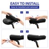 ANZOME Bike Seat Cushion, Exercise Bike Seat Cover, Wide Foam