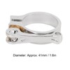 41mm Bike Seat Post Clamp CNC Aluminium Alloy Bicycle Quick