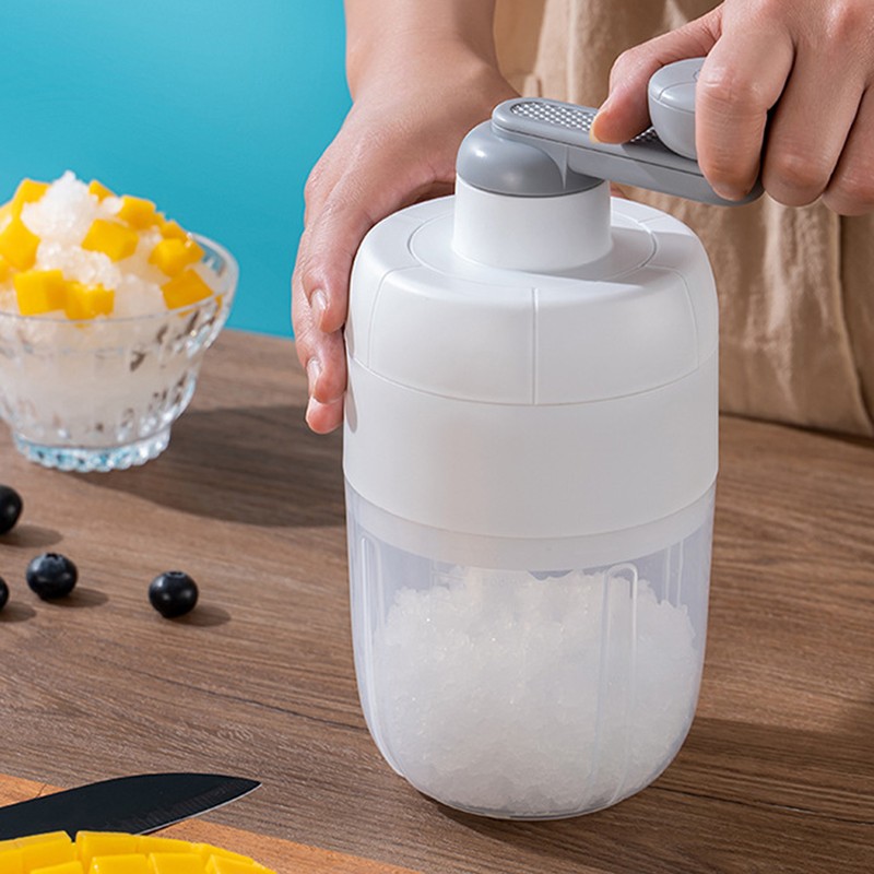 Manual Ice Shaver Versatile Portable Snow Cone Machine Shaved Ice