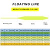 Raprance Fluo Yellow 100FT 6F Freshwater Saltwater Fly Fishing Line,