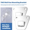 LUTQ 2-Set Heavy Duty Wall Fan Mounting Bracket - Solid