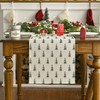 Artoid Mode Green Trees Christmas Table Runner, Winter Xmas Kitchen