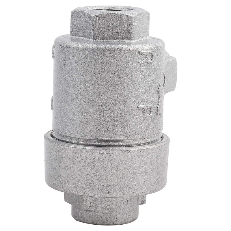 ASHATA Aluminum Air Valve,Threaded 1/4" BSPT Aluminum One-way Quick Exhaust