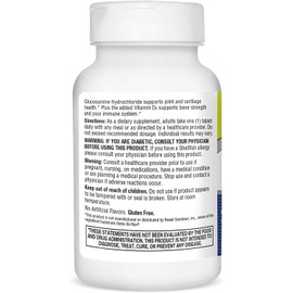 21st Century Glucosamine Daily Complex + Vitamin D3 Coated Tablets - 60 Tablets, Pack of 4